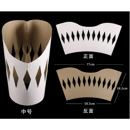 【10入/包】心型花束定型片