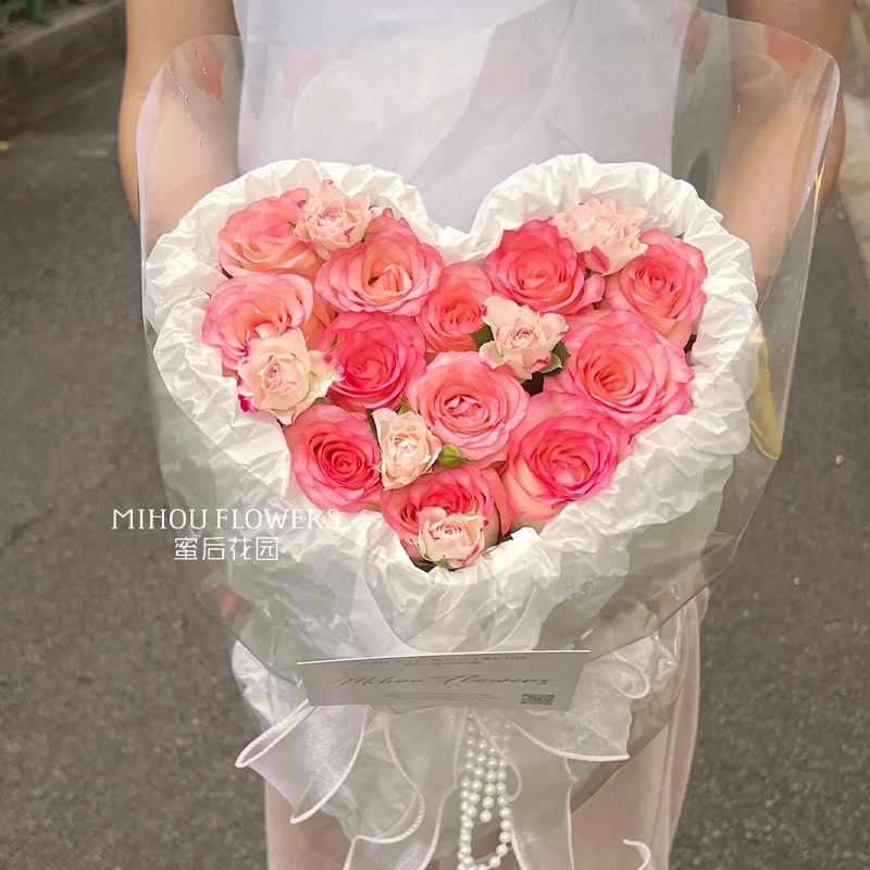 【10入/包】心型花束定型片