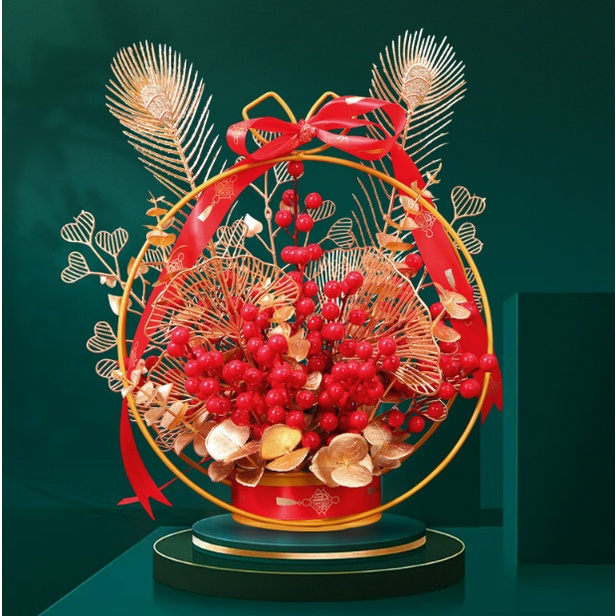 金色仿真花