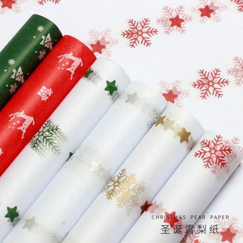【20張/包】聖誕雪梨紙