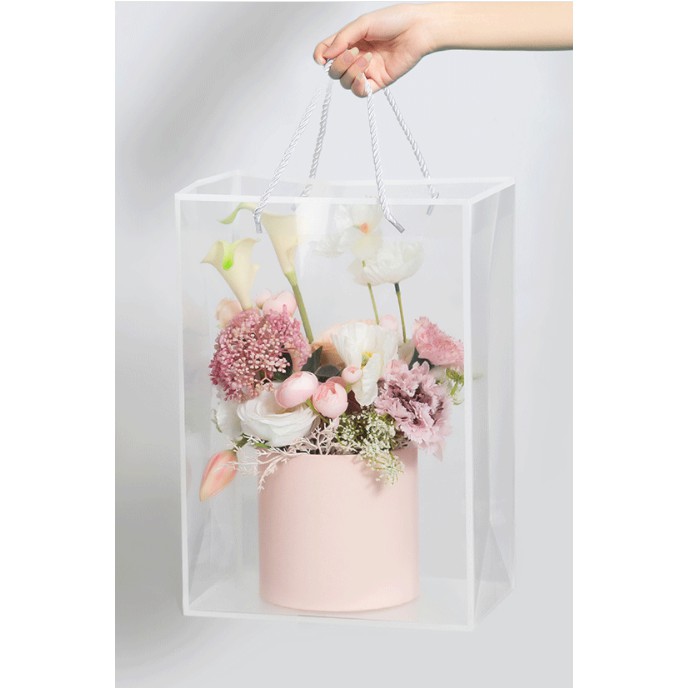 【10入/包】花樣邊框手提袋