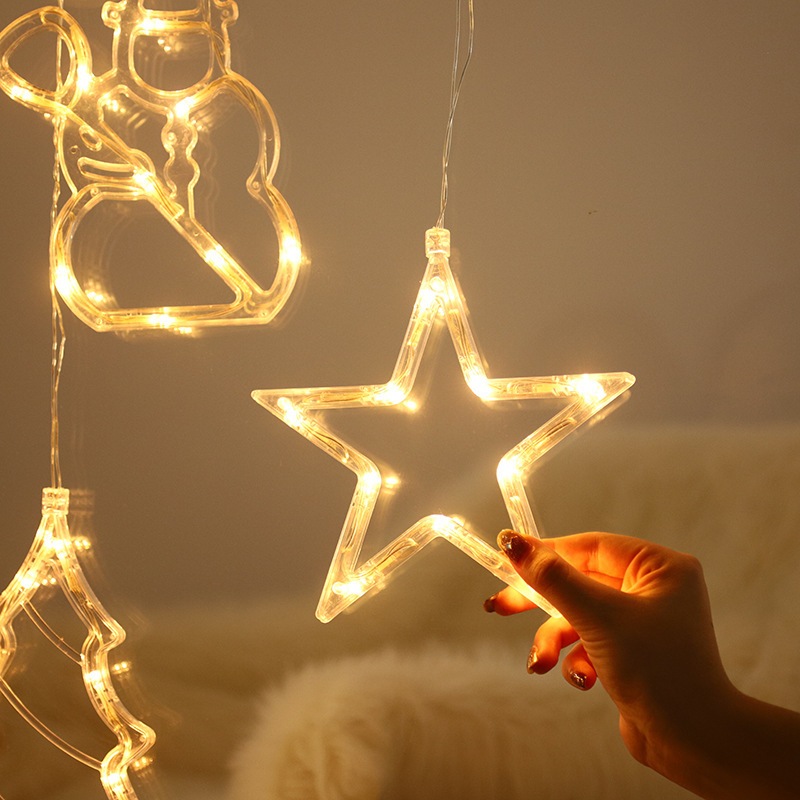 LED聖誕節吸盤燈(無附電池)