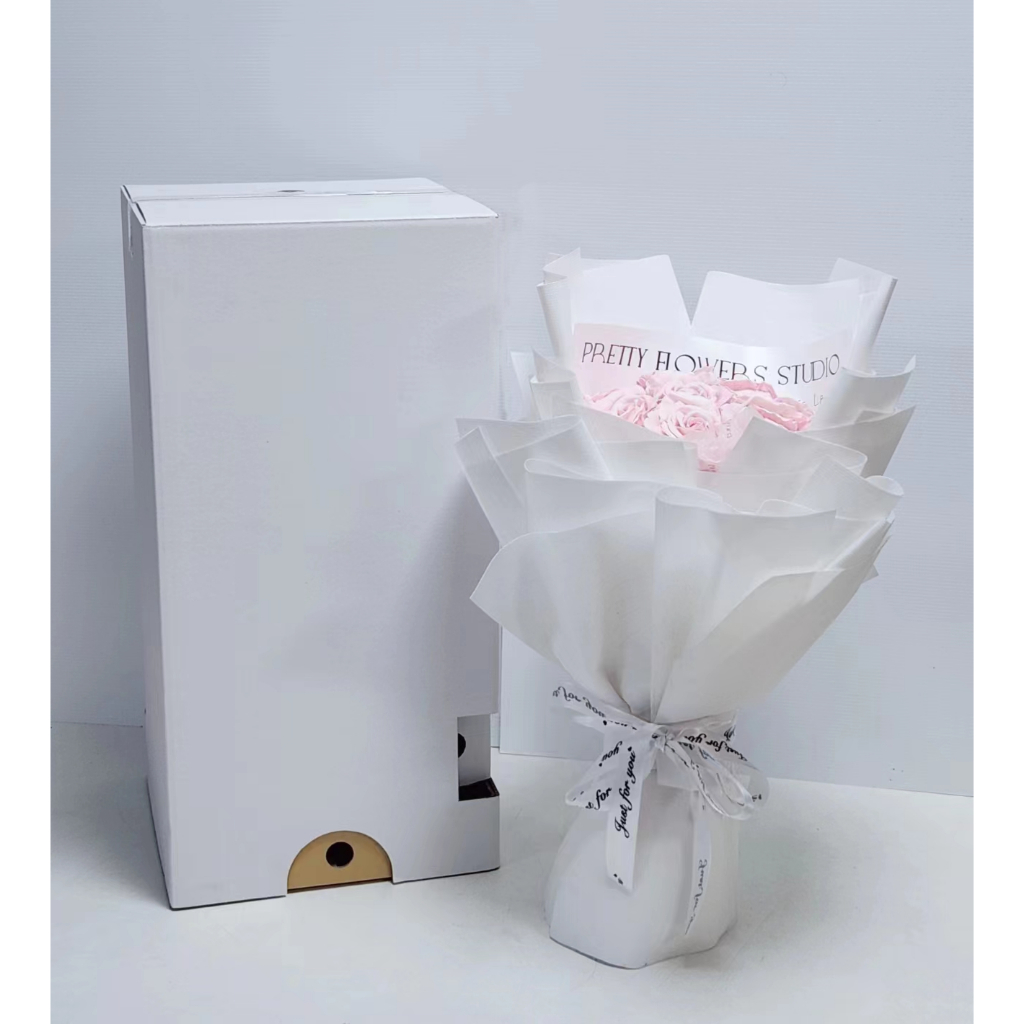 【5入/箱】花束宅配盒-白色(29*29*59宅配紙箱)