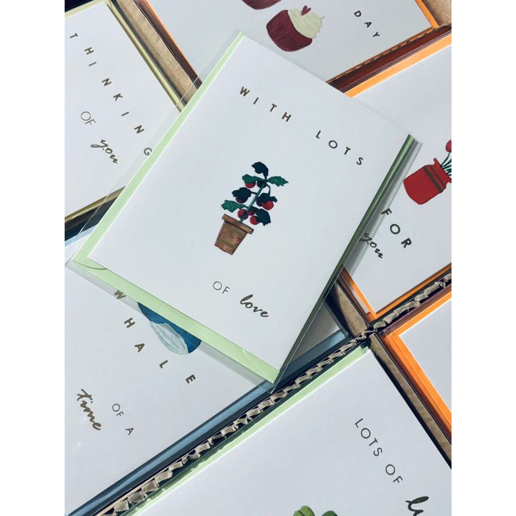 【盒裝】手工立體小賀卡/燙金賀卡