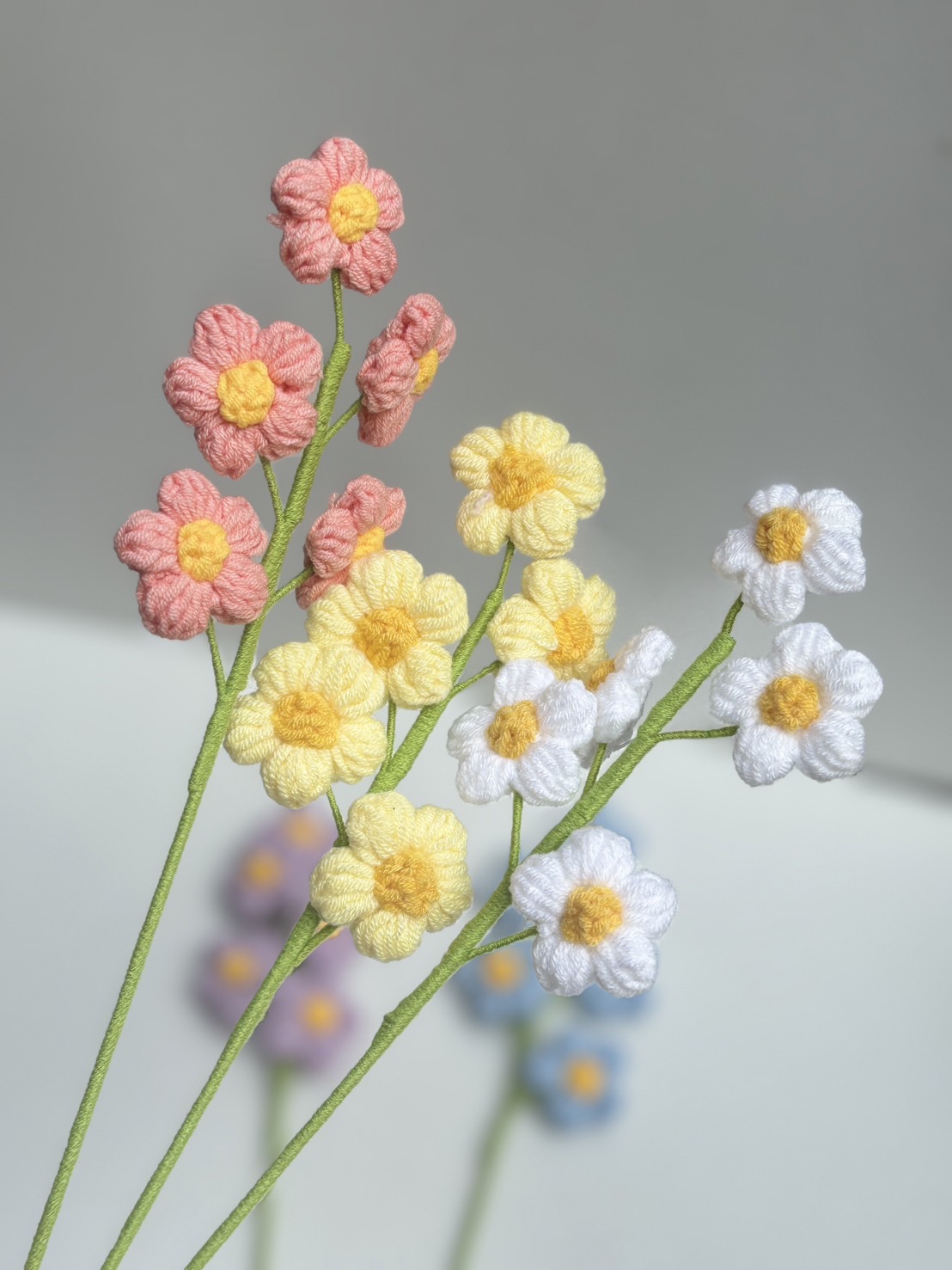 【10入/包】針織泡芙花