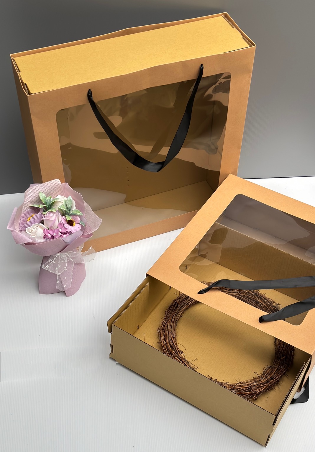 【12入】花圈提袋+內盒