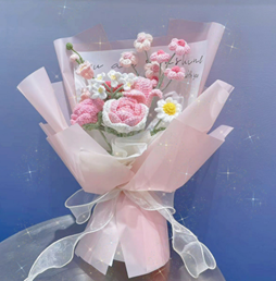 【10入/包】針織泡芙花