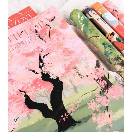 【10張/包】春暖花開包裝紙