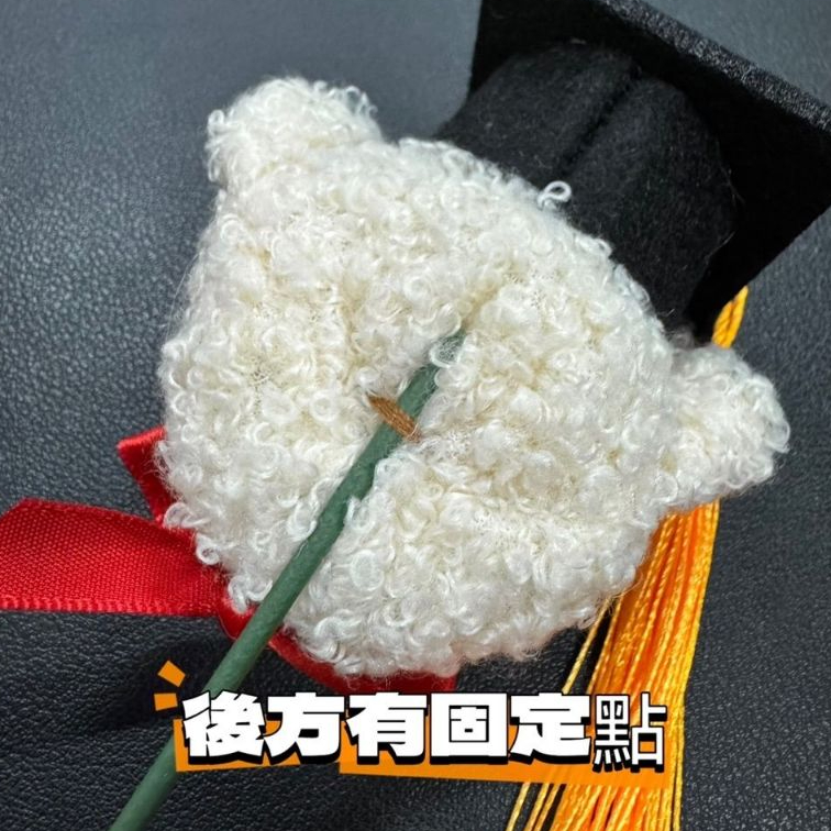 7*7cm畢業熊頭 A款